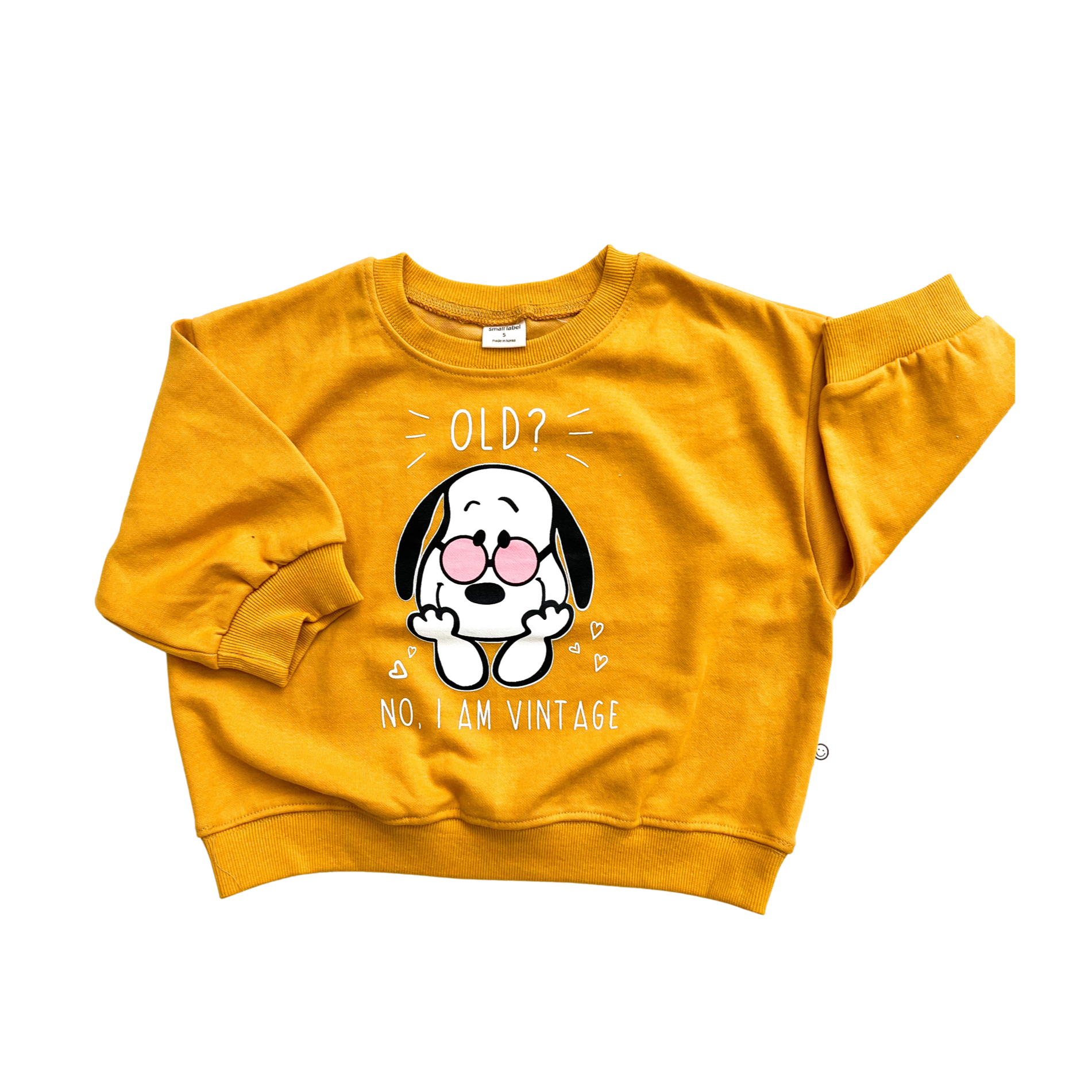 Yellow 2025 snoopy sweatshirt